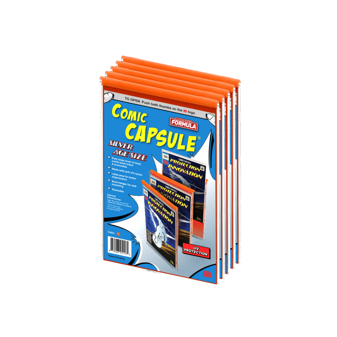 Orange SILVER Age Size ComicCapsule