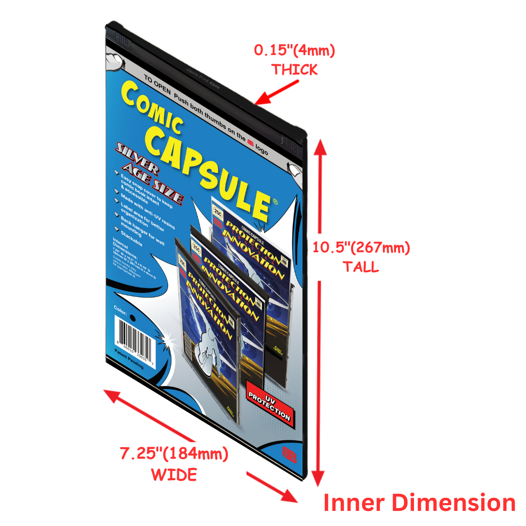 Black SILVER Age Size ComicCapsule