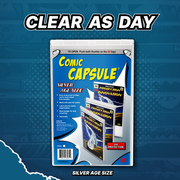 Clear SILVER Age Size ComicCapsule