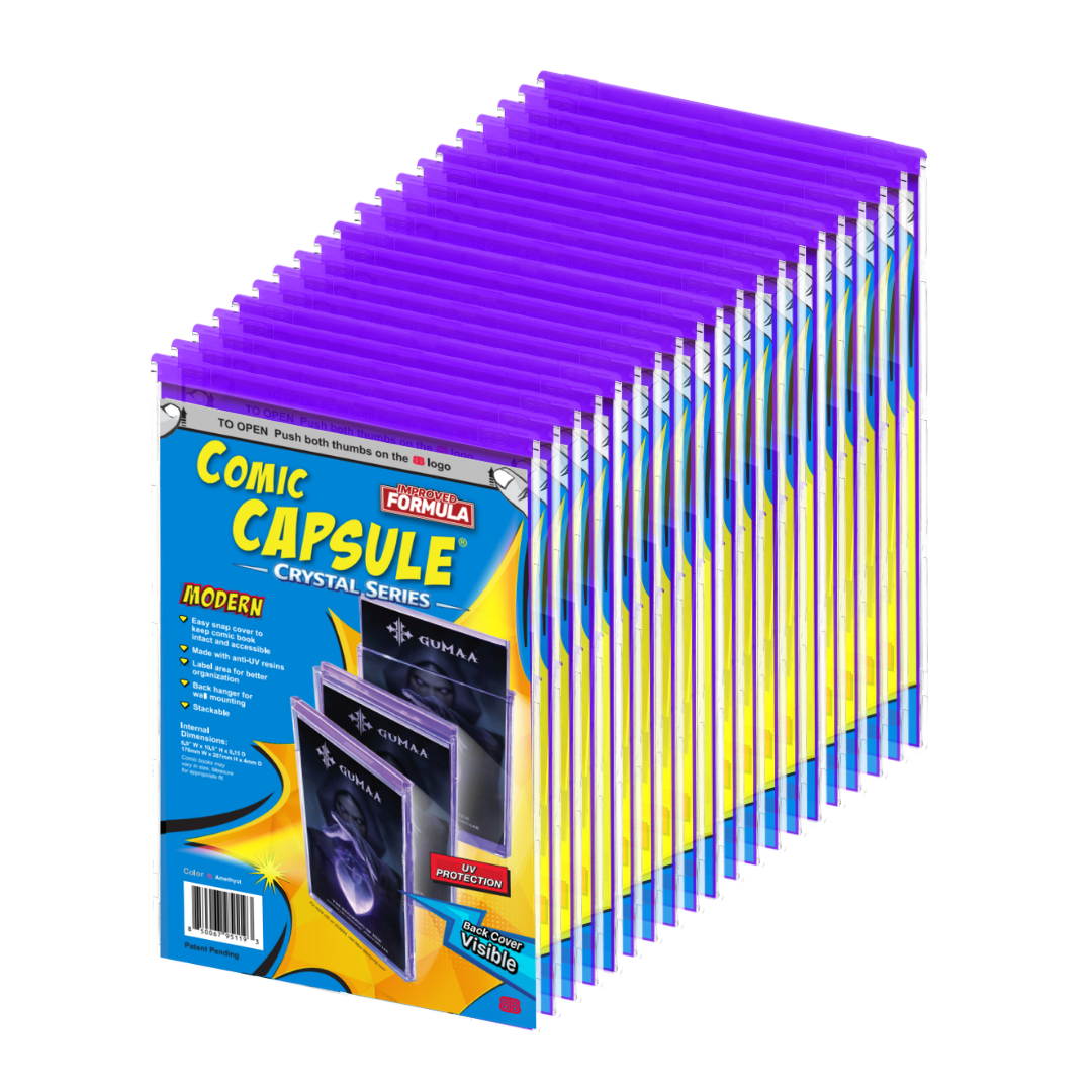 Crystal Purple Modern Size ComicCapsule