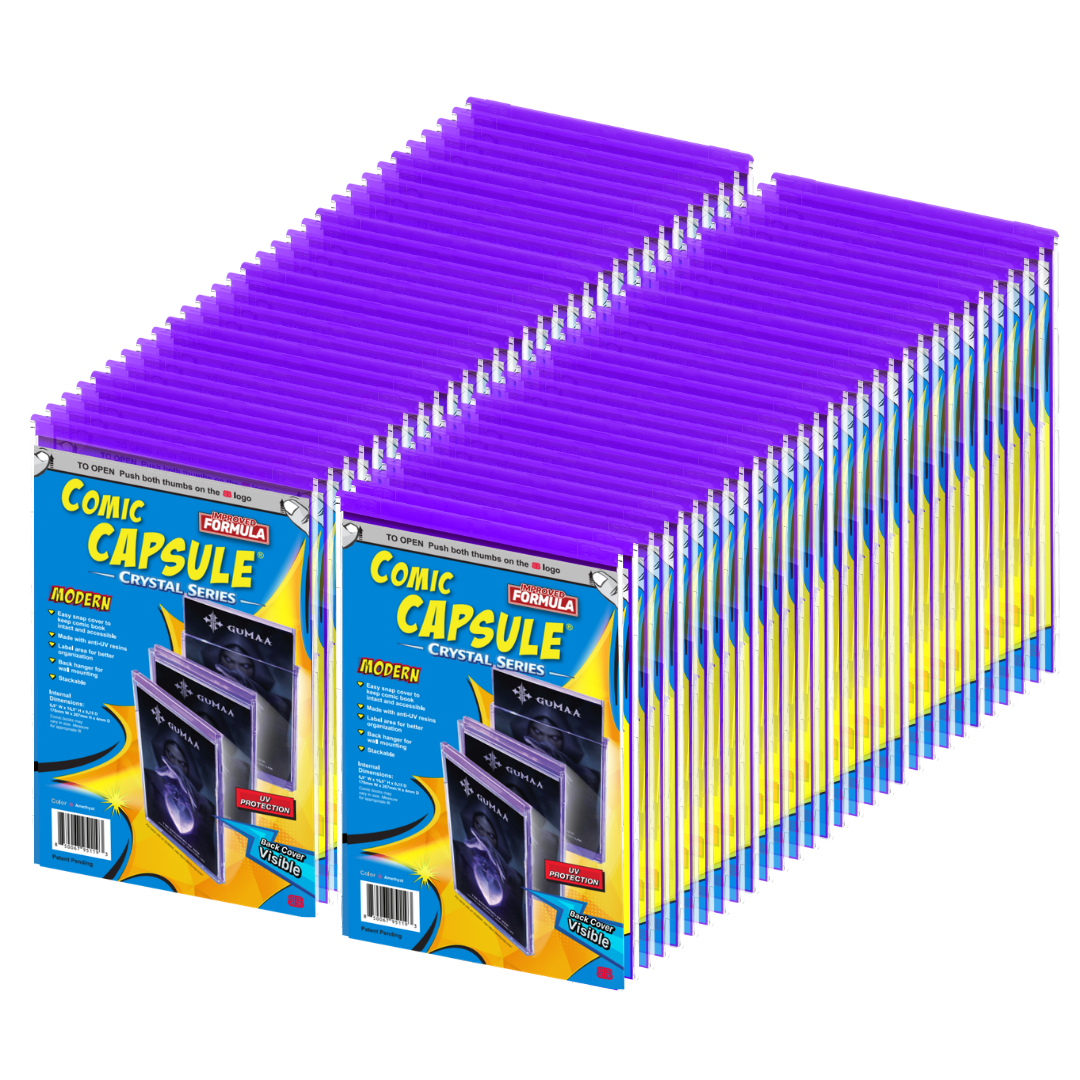 Crystal Purple Modern Size ComicCapsule