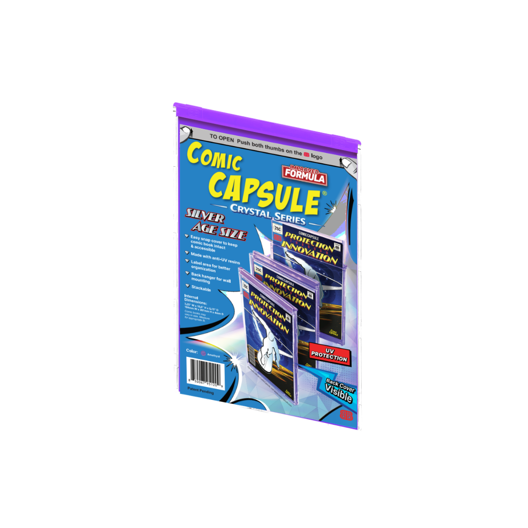 Crystal Purple SILVER Age Size ComicCapsule