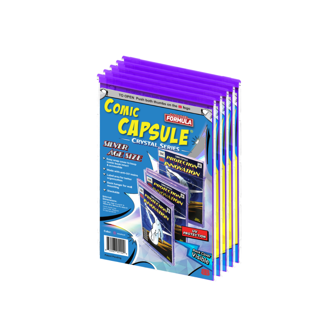 Crystal Purple SILVER Age Size ComicCapsule