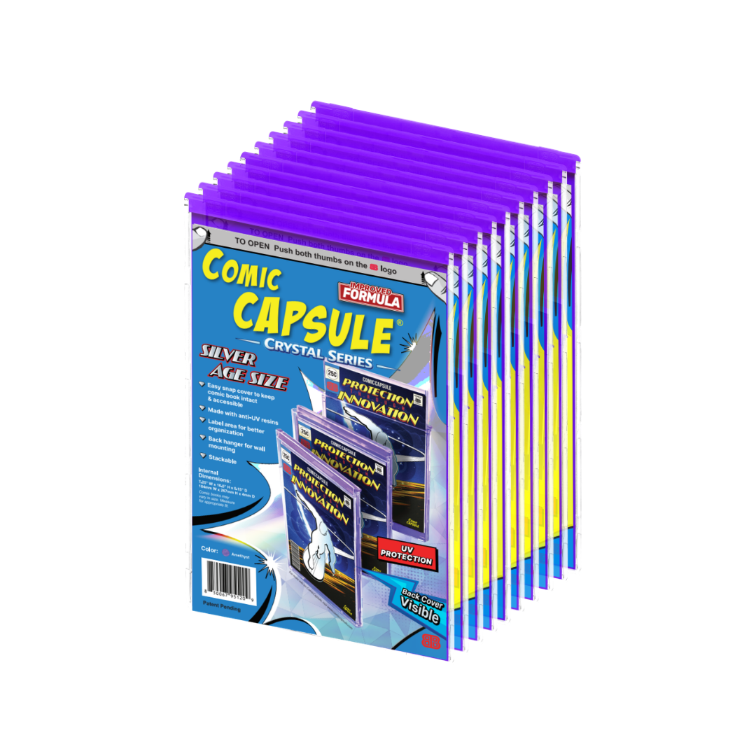 Crystal Purple SILVER Age Size ComicCapsule