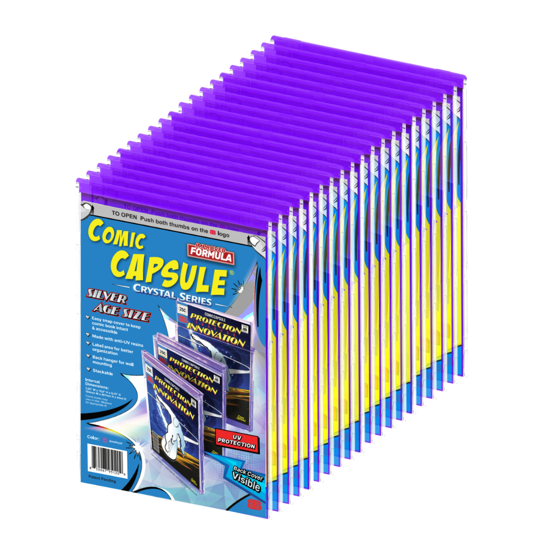 Crystal Purple SILVER Age Size ComicCapsule