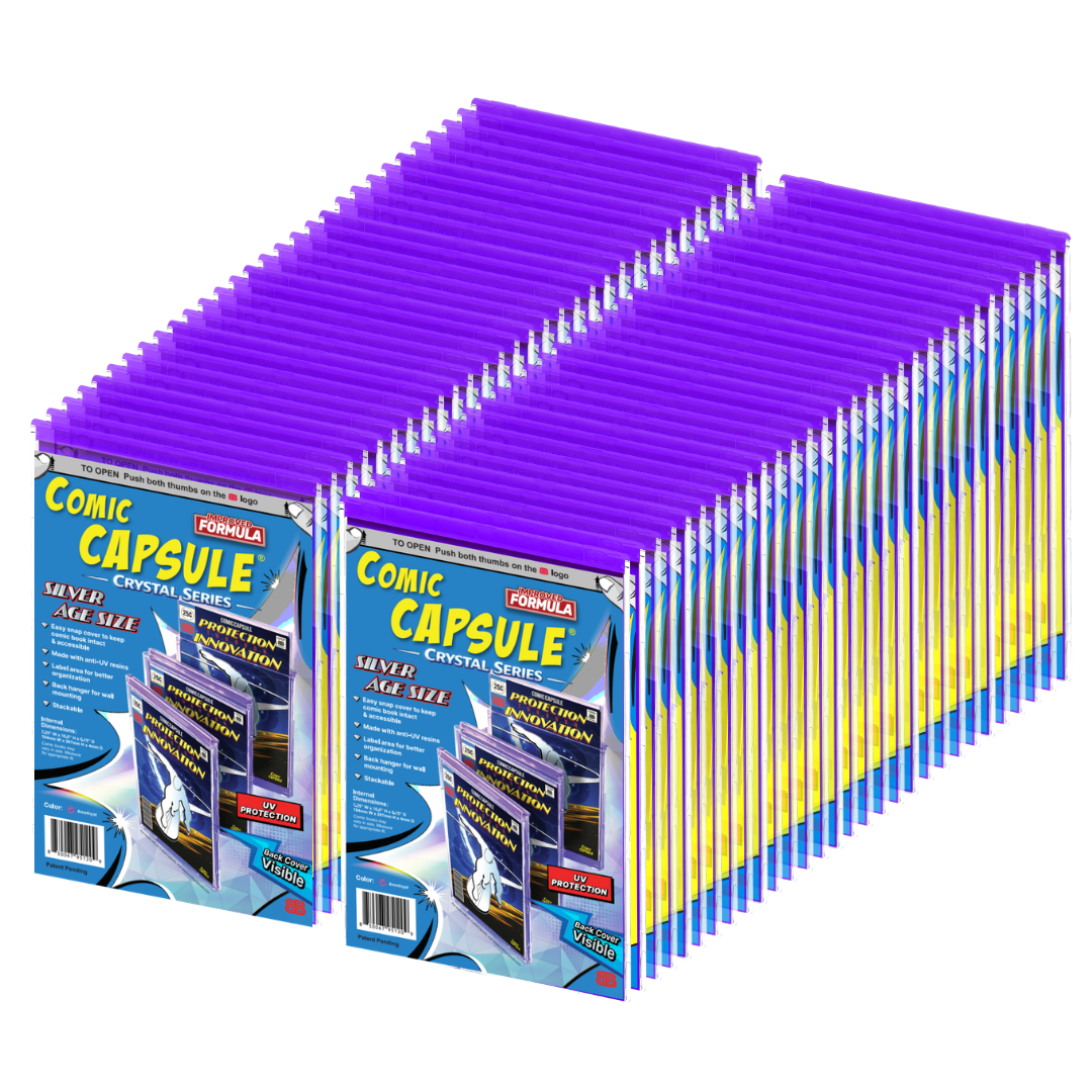 Crystal Purple SILVER Age Size ComicCapsule