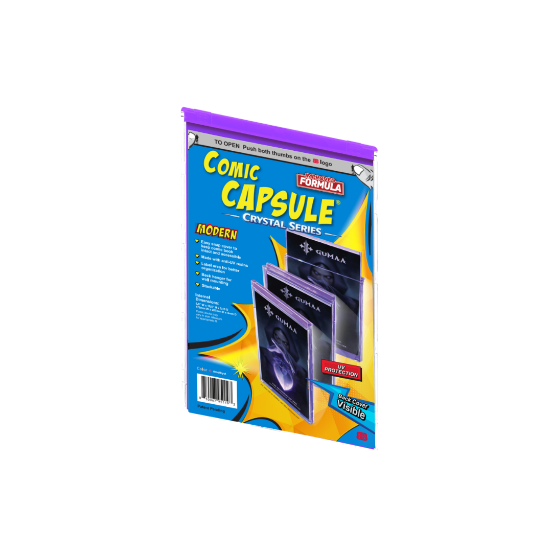 Crystal Purple Modern Size ComicCapsule