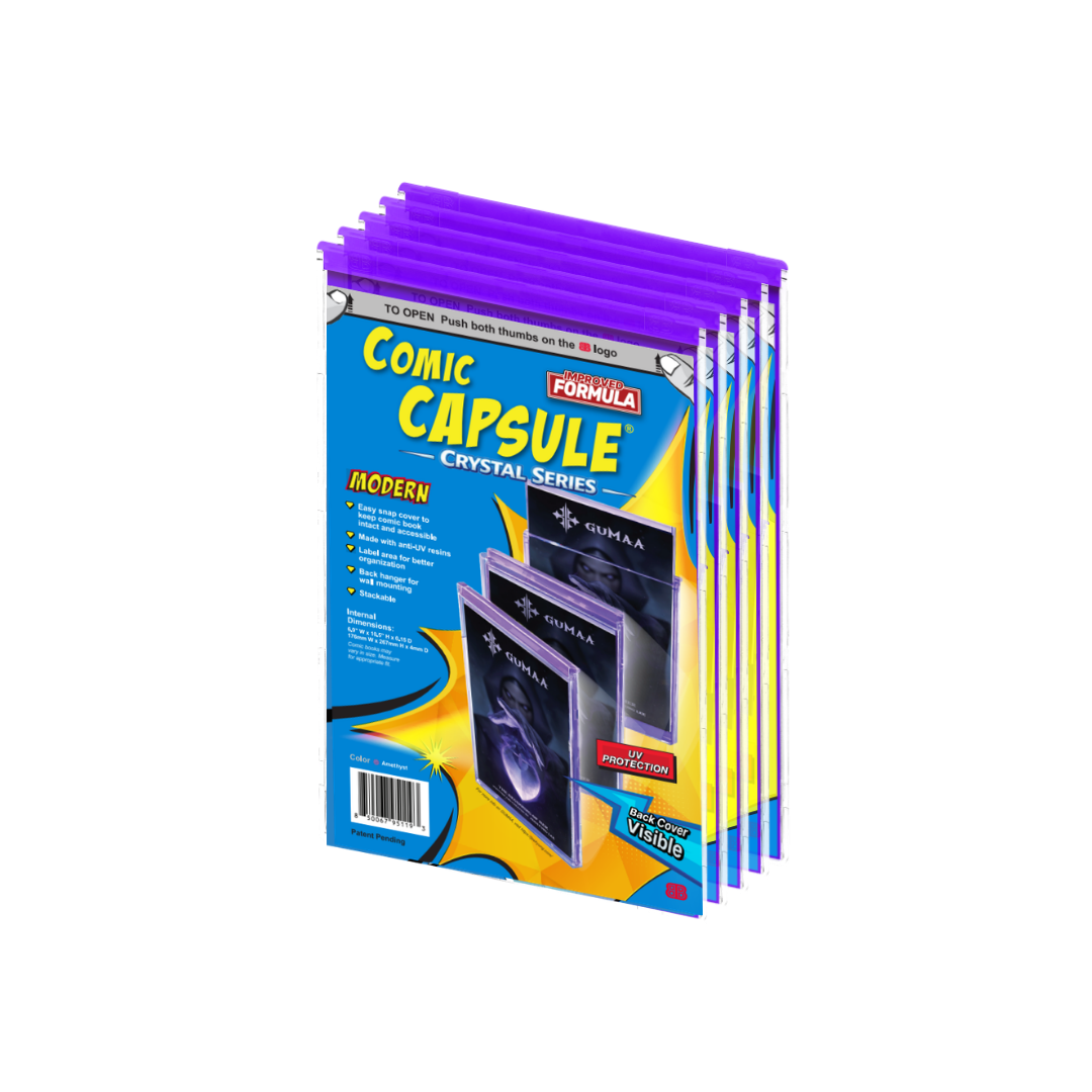 Crystal Purple Modern Size ComicCapsule