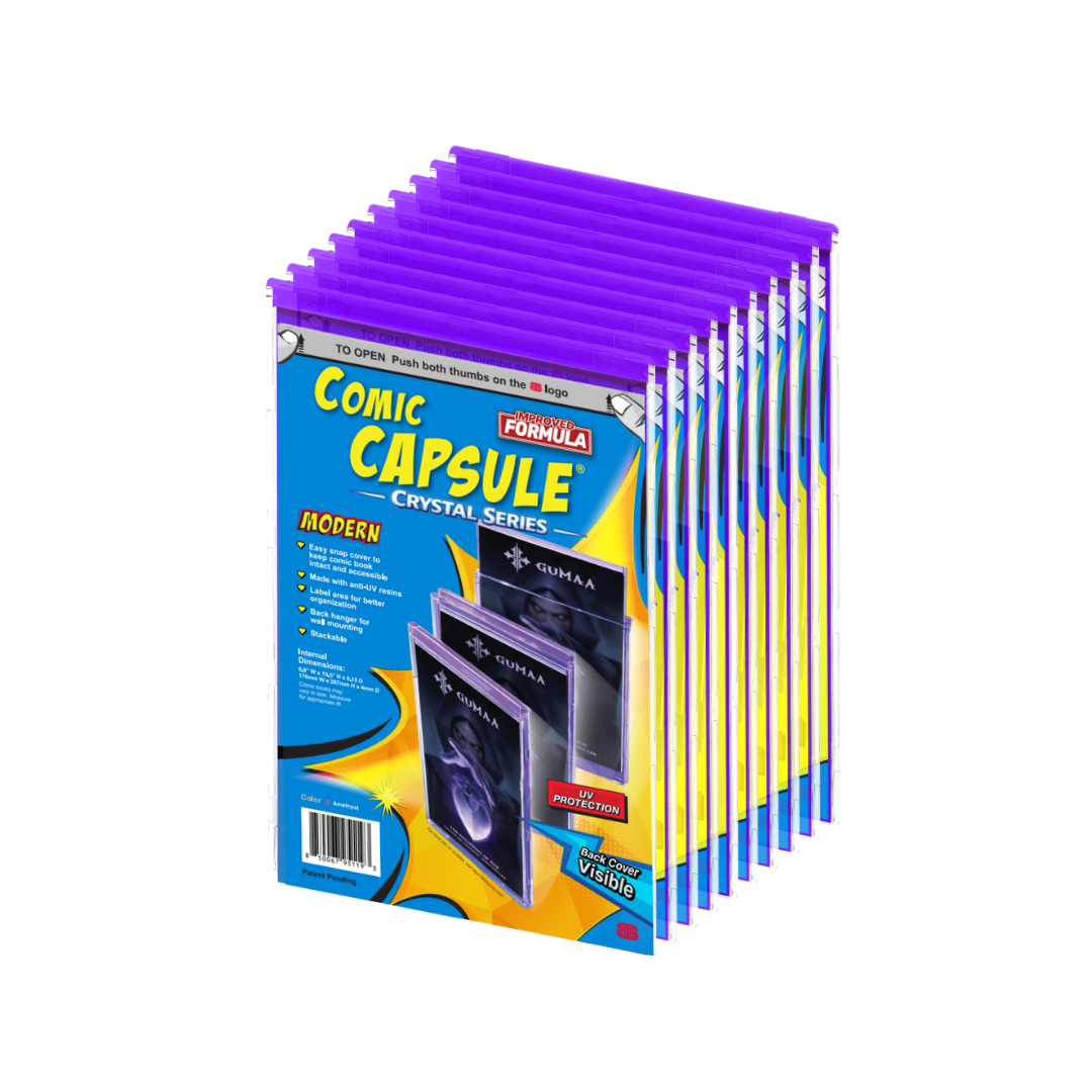 Crystal Purple Modern Size ComicCapsule