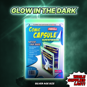 Glow in the Dark SILVER Age Size ComicCapsule