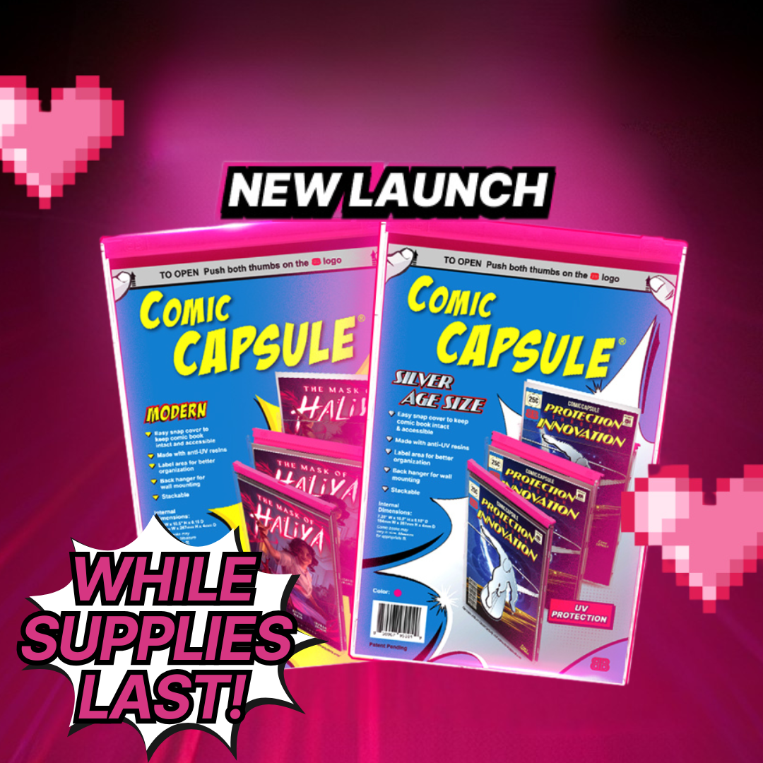 Pink SILVER Age Size ComicCapsule