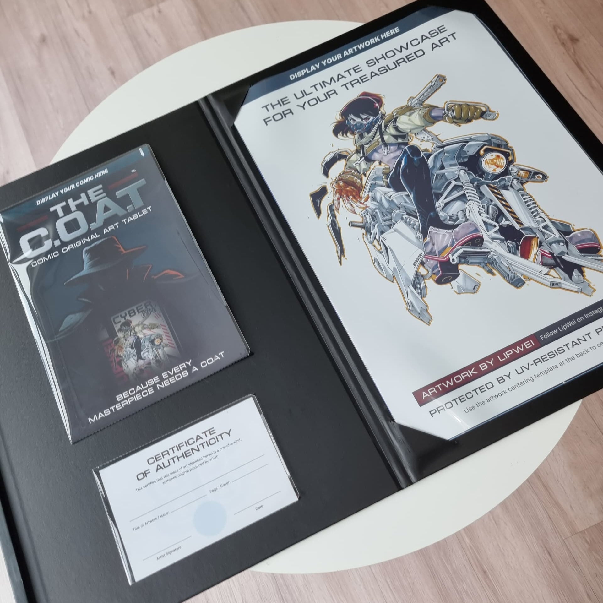 The C.O.A.T - Original Art Display Holder – ComicCapsule