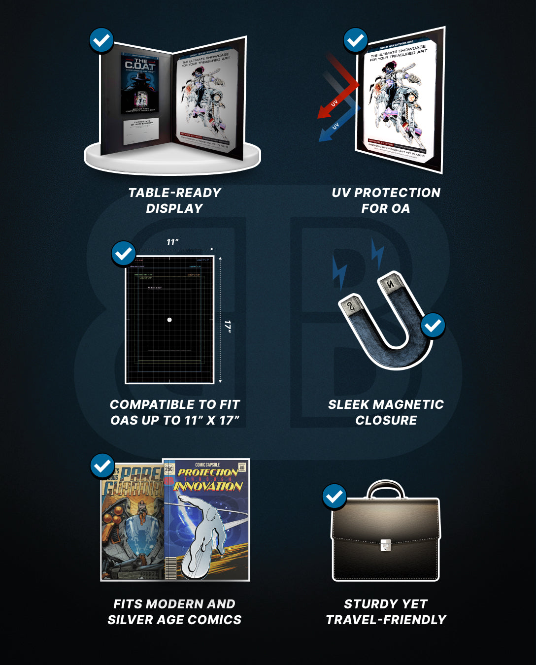 The C.O.A.T - Original Art Display Holder – ComicCapsule