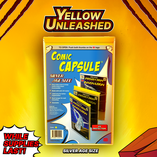 Yellow SILVER Age Size ComicCapsule