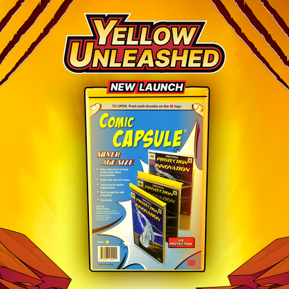 Yellow SILVER Age Size ComicCapsule